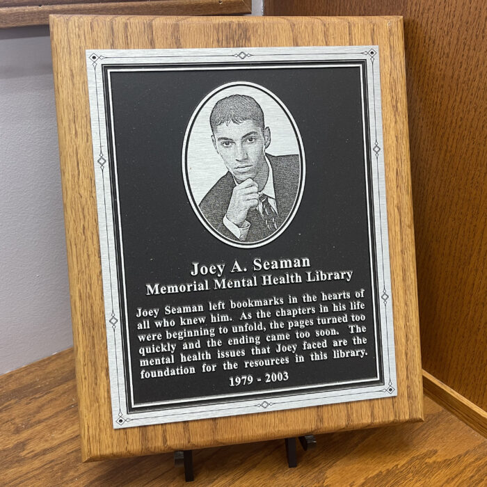 Plaque of Joey A. Seaman